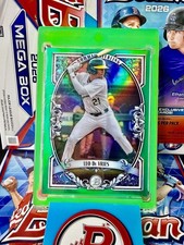 2026 Bowman Leo De Vries Sterling Green Refractor #/99 Athletics