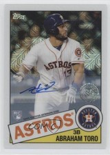 2020 Topps Silver Pack 1985 Chrome Baseball Series 2 /199 Abraham Toro Auto 7m3