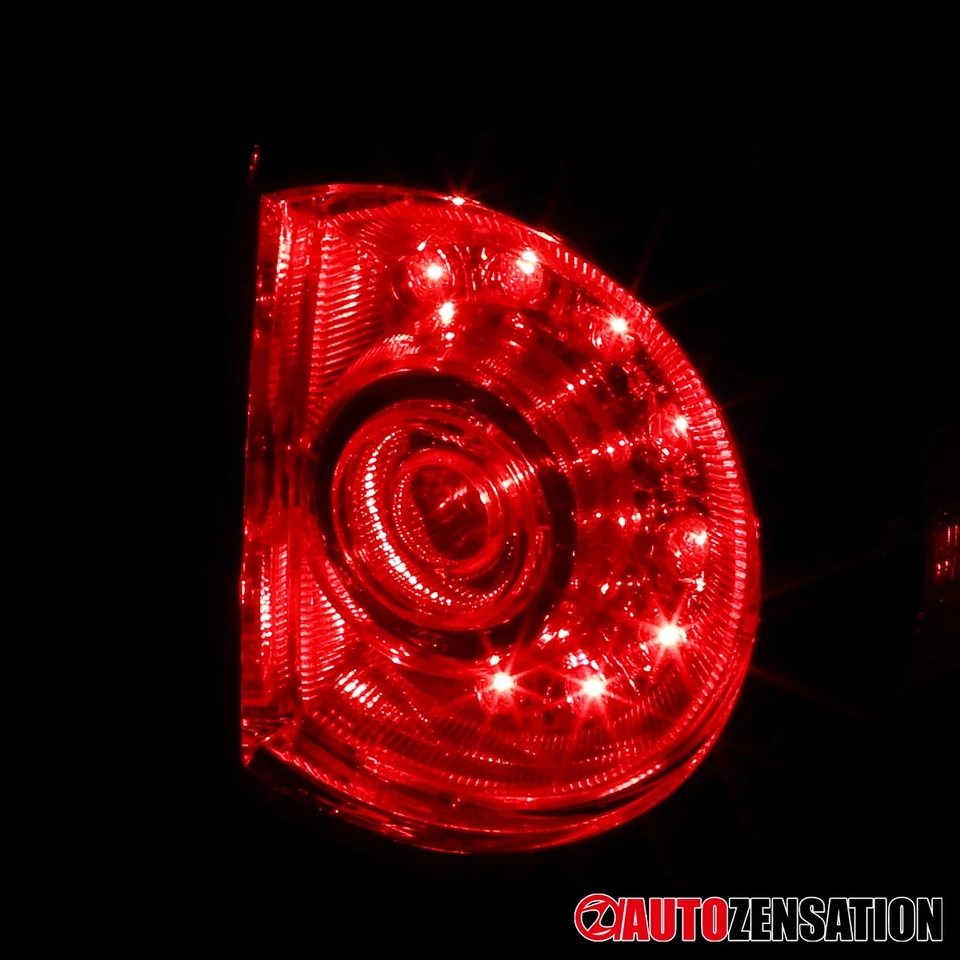 Dark Smoke Tail Lights Fits 2005-2015 Toyota Tacoma LED Brake Lamps Left+Right Foto 3 de 4