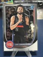 2025-26 Bowman Basketball Cade Cunningham Chrome #BCV-74 Pistons