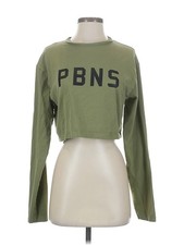 Alphalete Athletics Women Green Long Sleeve T-Shirt S