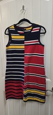 Tommy Hilfiger Colorblock Sleeveless Dress Size Medium