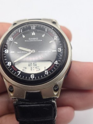 Casio Telememo 30 AW-80 2747 Analog Digital World Time Vintage