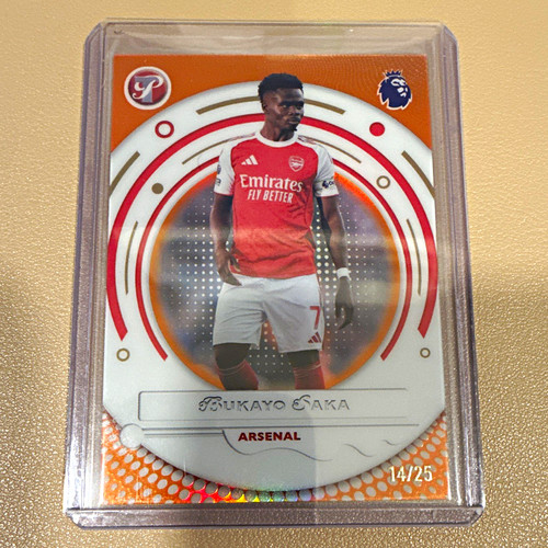 2026 Topps Pristine Premier League Bukayo Saka Arsenal Orange /25 #17
