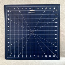 Westcott 12" x 12" Self-Healing Cutting Mat, for Craft, Blue, 1-Count