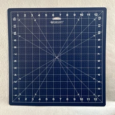 Westcott 12" x 12" Self-Healing Cutting Mat, for Craft, Blue, 1-Count