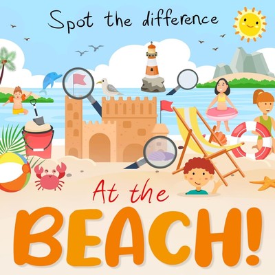 Webber Books Spot the Difference - At the Beach! (Taschenbuch)