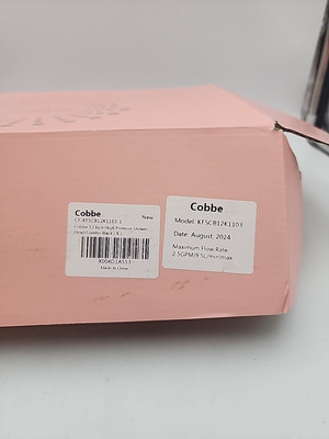 Cobbe 12 Inch All Metal 3-Way Rain Shower Head High Pressure Shower Head Black