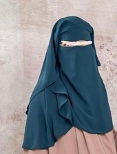 Niqab Triangel Islam Hijab Khimar Kopftuch Muslimisch Gesichtsschleier