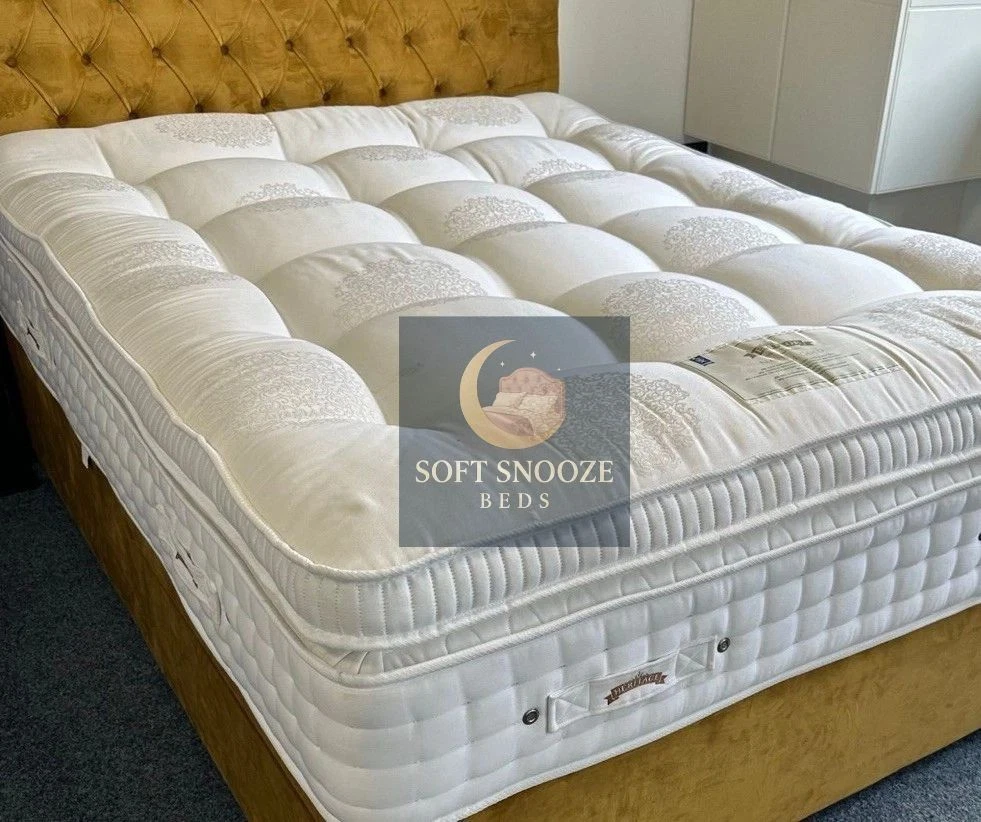 Cool Memory Foam Pocket Spring Mattress 5000 Pillow Top 4FT6 Double 5FT King 6FT