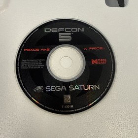 DEFCON 5 (Sega Saturn, 1995) SEGA CIB W/ Manual See Pictures 🔥🔥🔥🔥