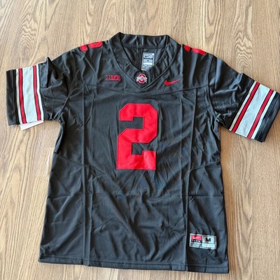 BLACK #2 Caleb Downs Ohio State OSU Jersey Buckeyes Stitched  FUSE Large