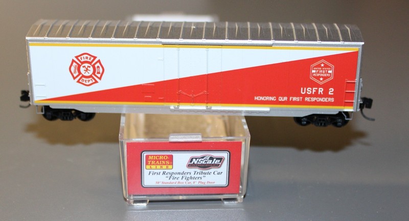 Micro-Trains N Scale First Responders Tribute Car "Fire Fighters"