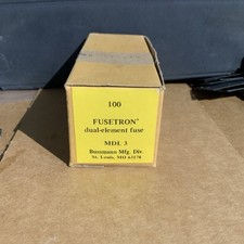 Bussmann 100 Pack MDL-3 Fuses Buss Fuses LOT