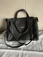 Nathalie Andersen Black Handbag with Shoulder Strap and Zip Closure New No Tags