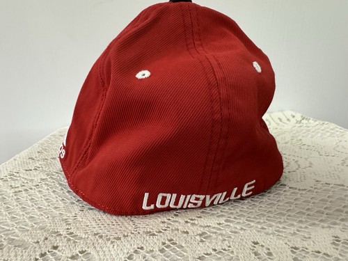 University Of Louisville Adidas Official Hat Red & white One Size First All - Picture 3 of 8