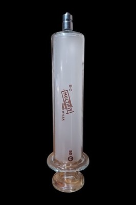 Vintage B-D Multifit 50cc Glass Syringe Becton Dickinson Medical Collectable