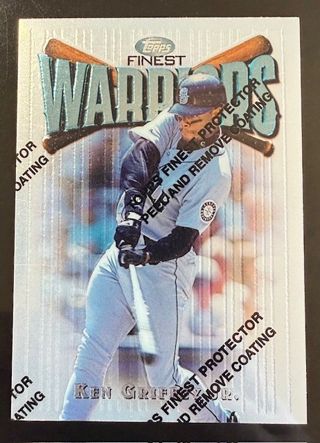 Ken Griffey Jr 1997 Finest Warriors Uncommon #139 with Coating