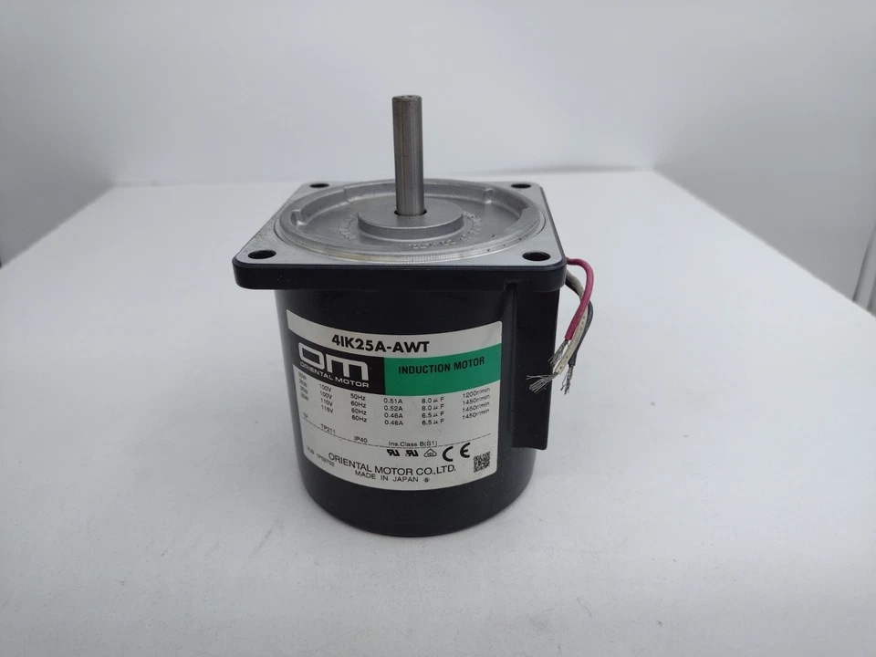 *** Oriental Motor Induction Motor 4IK25A-AWTU 110/115V 60Hz *Missing Capacitor* - Image 3 of 4