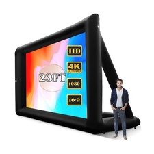 23ft Inflatable Projector Movie Screen Outdoor Projector Screen Portable with...