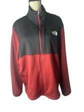 The North Face Astro Ridge Jacket XL Mens Full Zip Red Fleece Zip