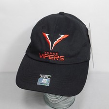 NWT Rare 2023 XFL Vegas Vipers Official Football Adjustable Strapback Hat Cap