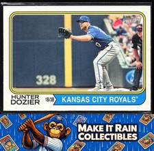Hunter Dozier 2023 Topps Heritage #113 Kansas City Royals Baseball