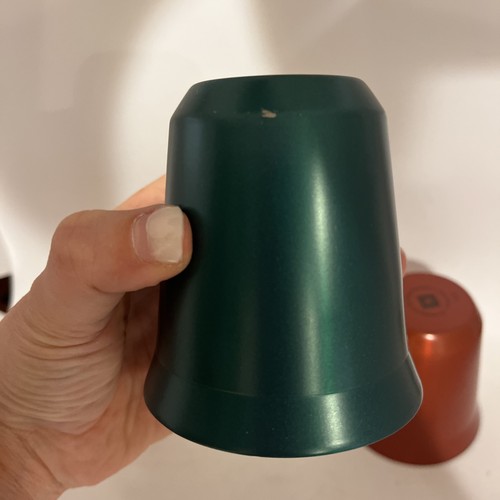 NESPRESSO Pixie Lungo Double-Wall Steel Espresso Coffee Cups - set of 3 - Picture 4 of 4