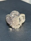 Starlace Bloom Diamond Cluster Ring in 10k White Gold Size 7
