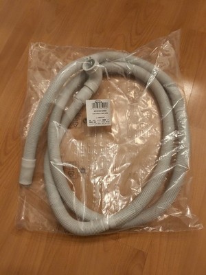 eVendix Ablaufschlauch, Kunststoff, Grau, 2,4M, 80.031, Bauknecht, Whirpool