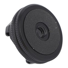 Cold Shoe Mount Adapter 1/4in Aluminium Alloy Flash Speedlight Shoe Mounts For