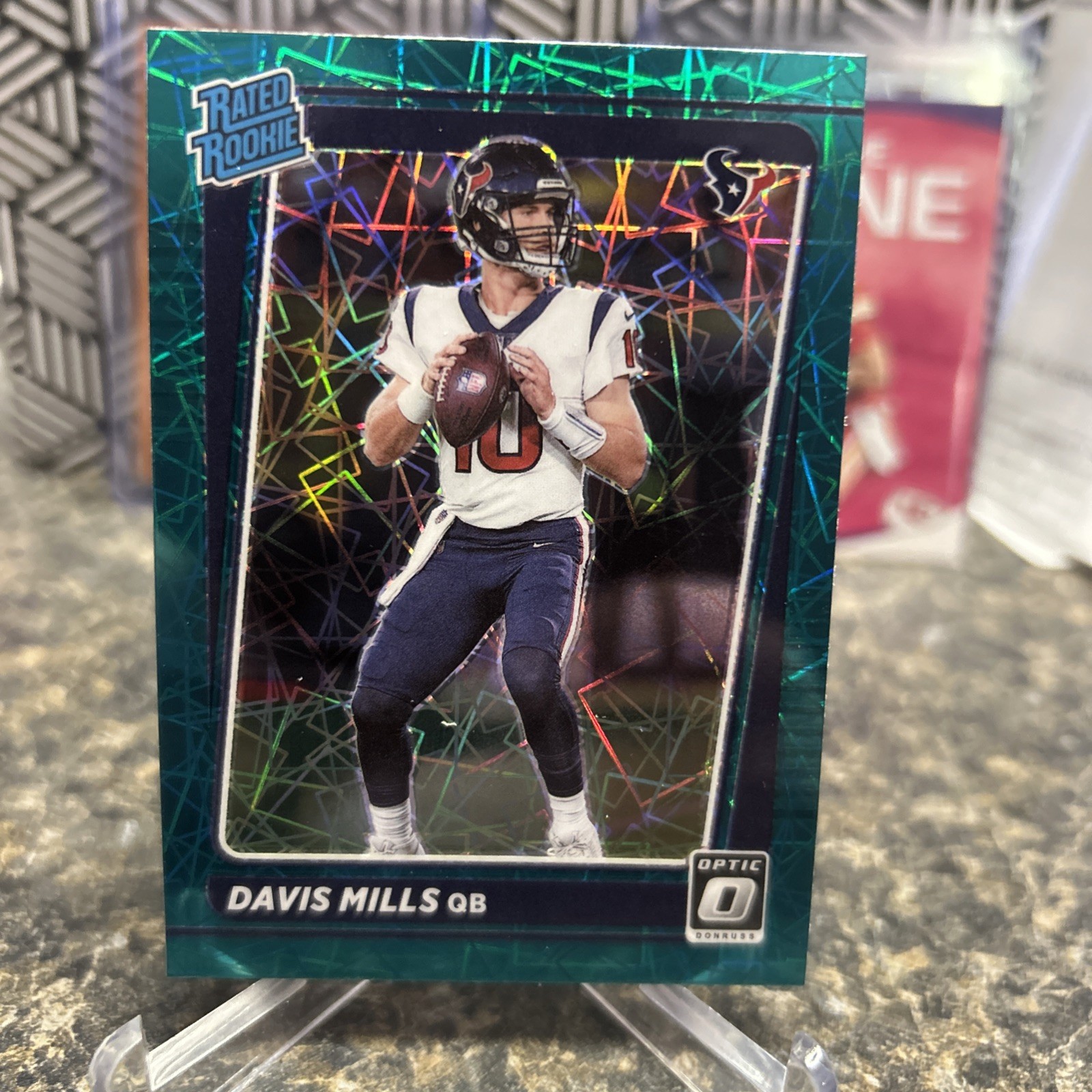 DAVIS MILLS 2021 Donruss Optic Green Velocity Rookie Card RC #222