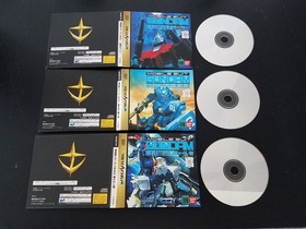 Import Sega Saturn Gundam Side Story I II III 3 game set lot Japan Japanese
