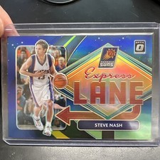 2020-21 Panini Donruss Optic Express Lane Blue Prizm /85 Steve Nash #20 HOF