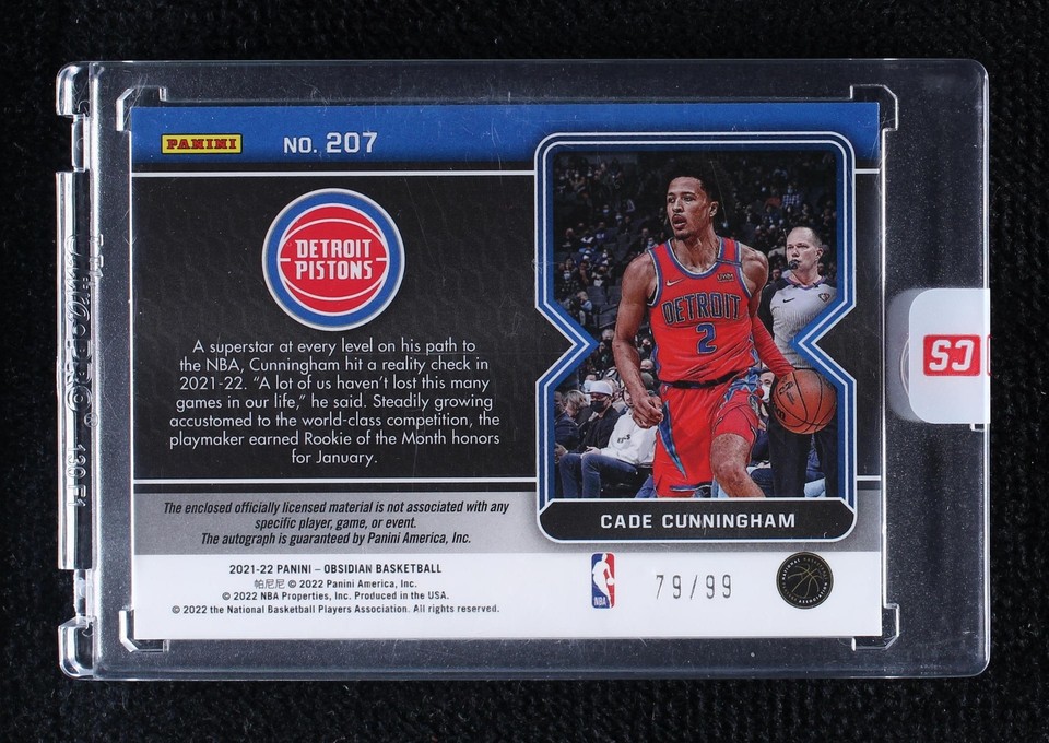 2021-22 Panini Obsidian - Cade Cunningham #207 for sale | eBay