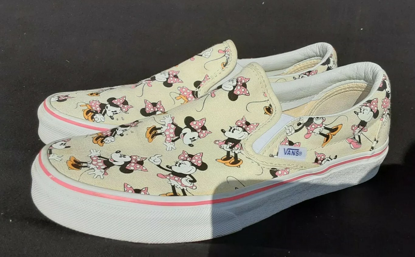 minnie mouse vans slides
