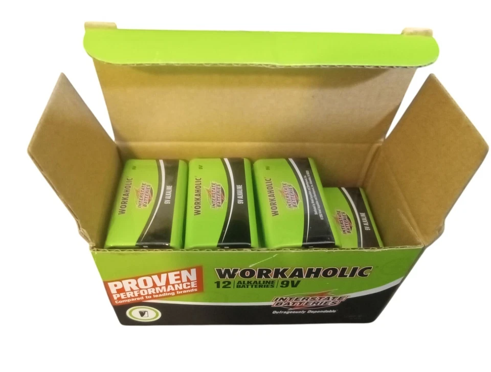 Interstate Batteries Workaholic 9V Alkaline 11 Count Proven Performance - Image 2 of 4
