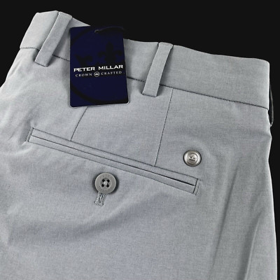 Peter Millar Crown Crafted Surge Performance Trouser Pants Gale 38x34 $185