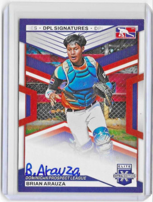 2023 Elite Extra Edition DPL Signatures BRIAN ARAUZA AUTO #DPS-BA **ON CARD**