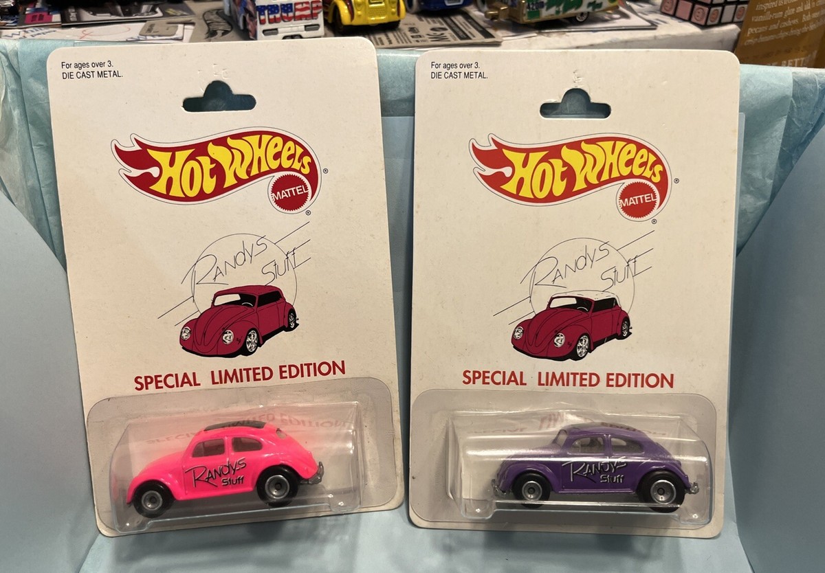 Hot Wheels VW BUG Randy's Stuff Pink And Purple Limited
