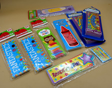 227 Count Assorted Kid's Children Student Bookmarks, Reading Bookmarks, Library