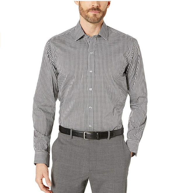 slim fit dress slacks Leeward Dress Shirt in White Solid Size Large