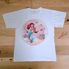 Little mermaid Ariel t shirt vintage Disney size XL Reprint White