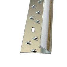 Single Edge - Carpet Metal Strip - Door Bar Trim - Threshold - Brass / Silv​er