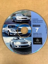 MERCEDES-BENZ Navigation CD MAP 7 New England w/Case BQ6460261 (00-04 various)
