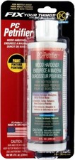 PC-PETRIFIER 8oz - Wood Hardener - Repairs Wood Damaged by Insects or Rot