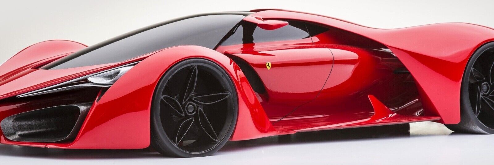 FERRARI Race Car Racing Hypercar Concept Red Custom Built LARGE 1:12SCALE MODEL