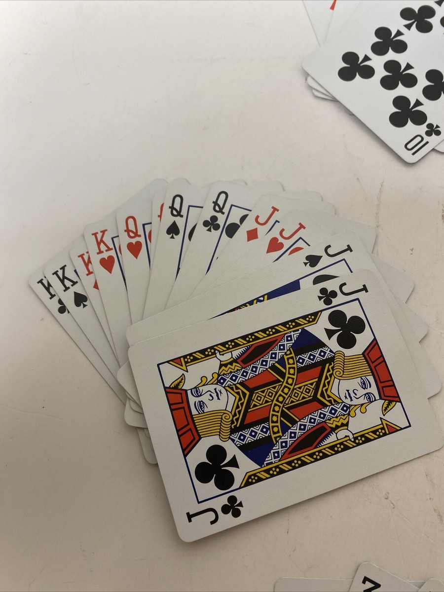 Vtg Blue Bee Playing Cards No. 92 Club Special Back No. 67 Cambric