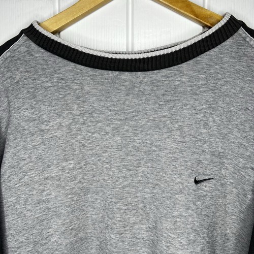 Vintage Nike Sweater Mens Extra Large Grey Air Flight 1989 Sweatshirt Silver Tag - Picture 3 of 21