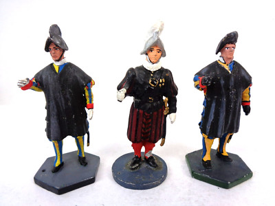 Niena & Musei Vatica Päpstliche Schweizer Garde Konvolut Spielzeugsoldat 54mm Scale